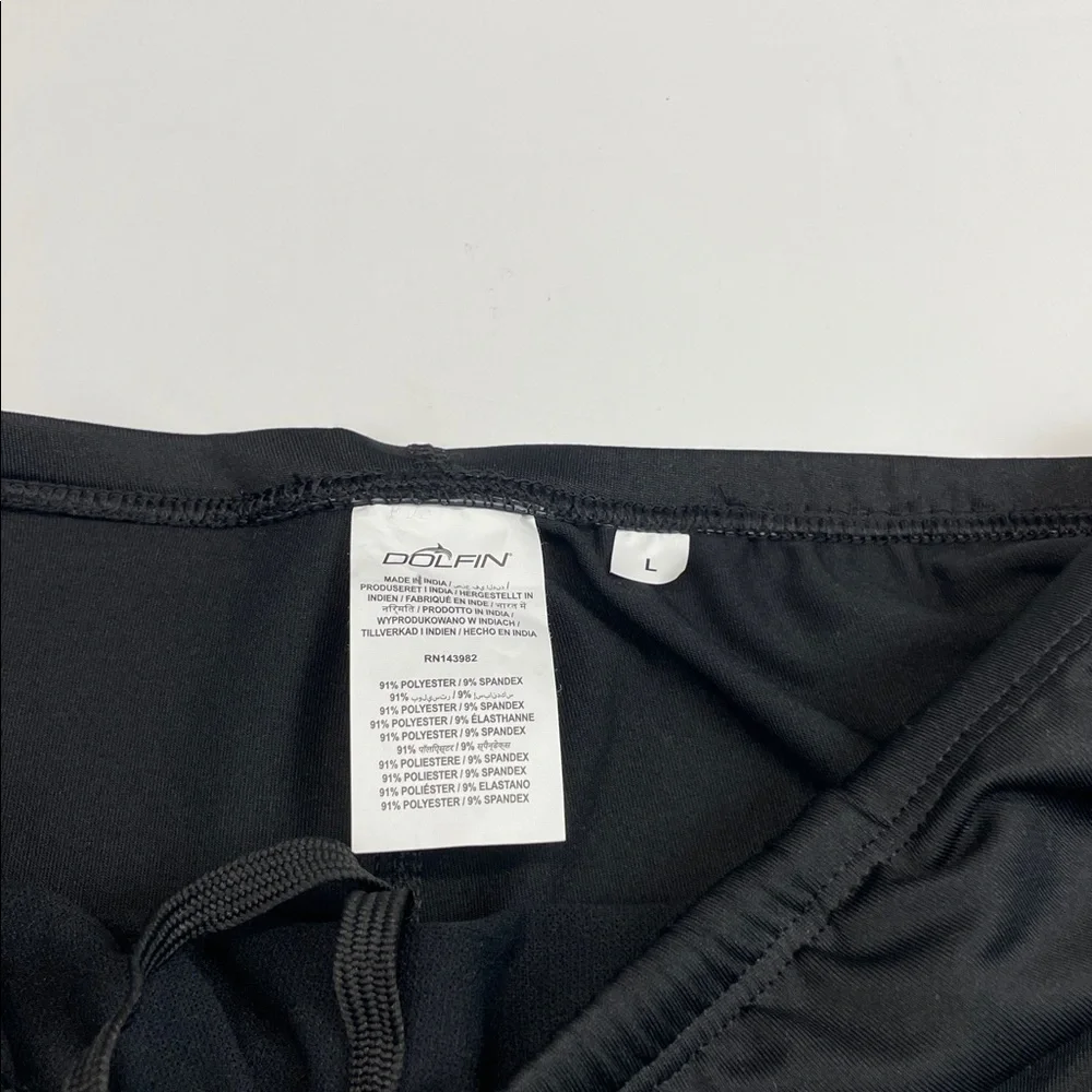 Dolfin Black Swim Jammers Men’s Size L Performance Compression Shorts - Picture 3 of 7
